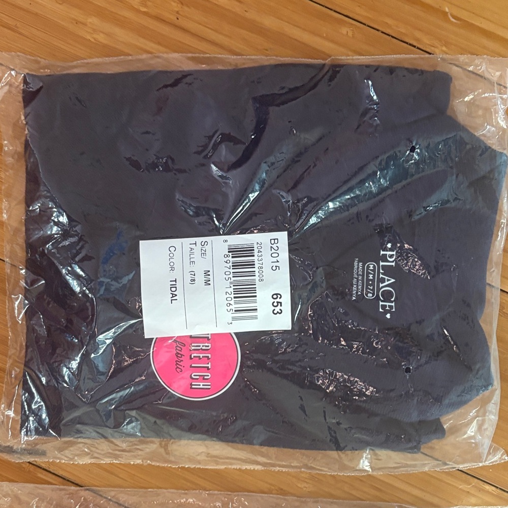 The Children's Place Men's Short Sleeve Shirt - Tidal Navy